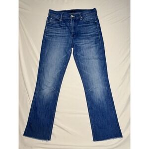 MOTHER High-Rise Blue Jeans
